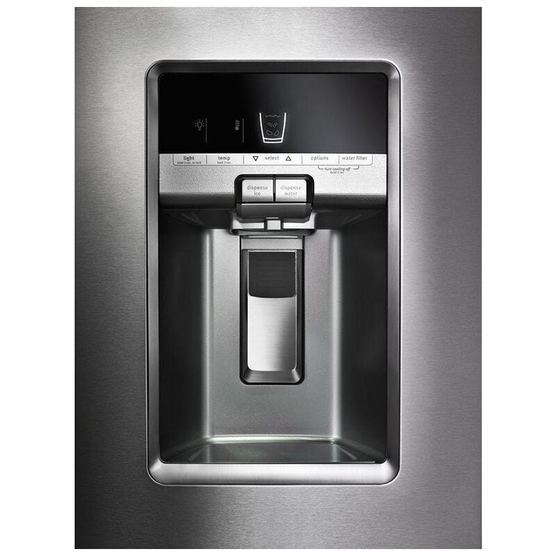 Maytag 36 in. 26.8 cu. ft. French Door Refrigerator with Ice & Water Dispenser - Fingerprint Resistant Stainless Steel, , hires