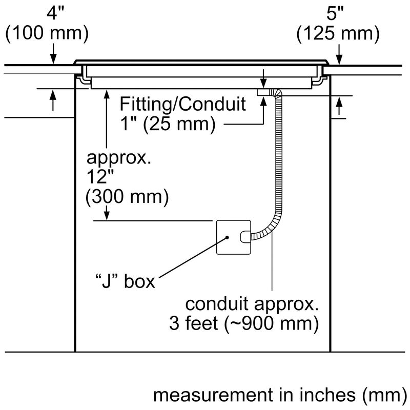 Bosch 500 Series 36 in. Electric Cooktop with 5 Smoothtop Burners