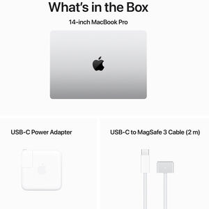 Apple MacBook Pro (2023) 14.2 in. Notebook with Apple Intelligence, Apple M3 Max 14-Core CPU, 30-Core GPU, 36 GB RAM, 1 TB SSD, up to 18 Hrs. of Battery Life & Mac OS - Silver, , hires