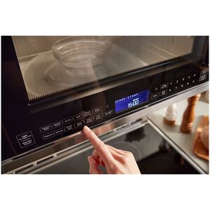 KitchenAid 30 in. 1.9 cu. ft. 1200W Over-the-Range Microwave with 400 CFM, Convection & Sensor Cooking - Stainless Steel, , hires