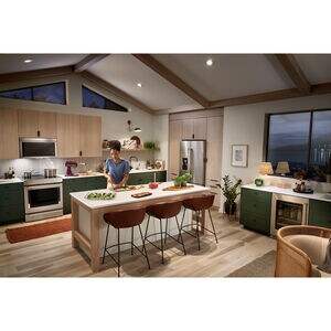 KitchenAid 30 in. 6.4 cu. ft. Air Fry True European Convection Steam Slide-In Electric Range with 4 Induction Burners - Stainless Steel, , hires