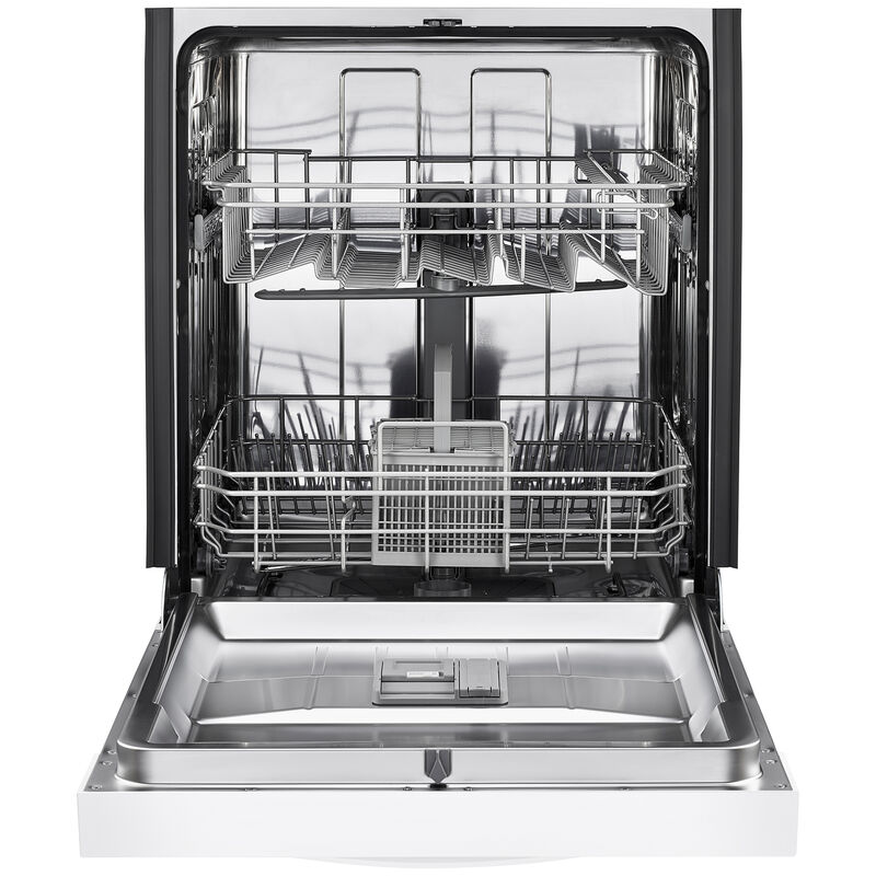 Whirlpool 24 in. ADA Compliant Front Control Dishwasher with 51 dBa Sound Level - White, White, hires