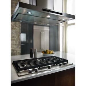 KitchenAid 30 in. 5-Burner Natural Gas Cooktop with Griddle, Simmer Burner & Power Burner - Stainless Steel, , hires