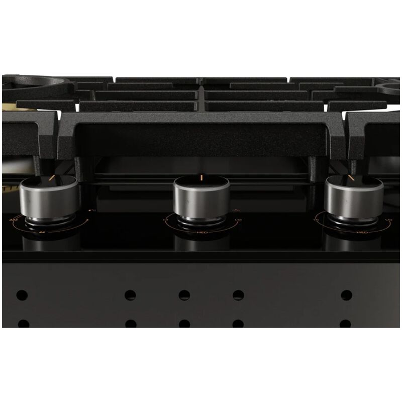 Fotile Tri-Ring Series 30 in. 3-Burner Natural Gas Cooktop with Simmer Burner & Power Burner - Black, , hires