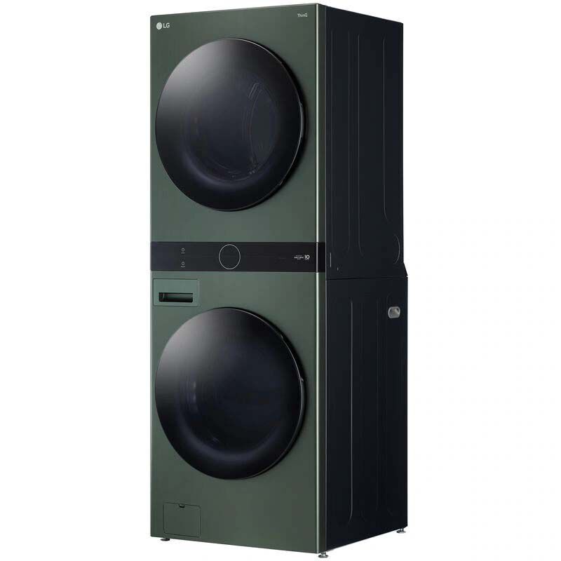 LG 27 in. WashTower with 4.5 cu. ft. Washer with 6 Wash Programs & 7.4 cu. ft. Gas Dryer with 6 Dryer Programs, Sensor Dry & Wrinkle Care - Nature Green, Nature Green, hires