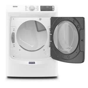 Maytag 27 in. 7.3 cu. ft. Electric Dryer with 10 Dryer Programs, 4 Dry Options, Wrinkle Care & Sensor Dry - White, , hires