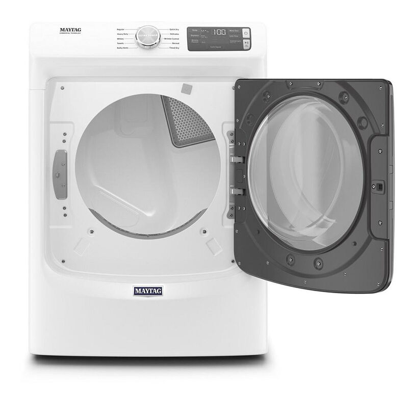 Maytag 27 in. 7.3 cu. ft. Electric Dryer with 10 Dryer Programs, 4 Dry Options, Wrinkle Care & Sensor Dry - White, , hires