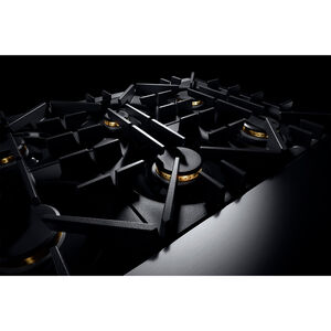 JennAir Rise 30 in. 4-Burner Natural Gas Rangetop with Simmer Burner & Power Burner - Stainless Steel, , hires