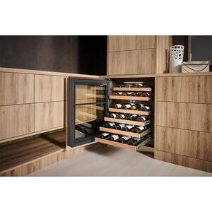 Sub-Zero Designer Series 24 in. Undercounter Smart Wine Cooler with Wood Racks, Dual Temperature Zones & 42 Bottle Capacity - Custom Panel Ready, , hires