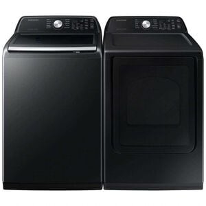 Samsung 27 in. 4.7 cu. ft. Smart Top Load Washer with Active WaterJet - Brushed Black, Brushed Black, hires