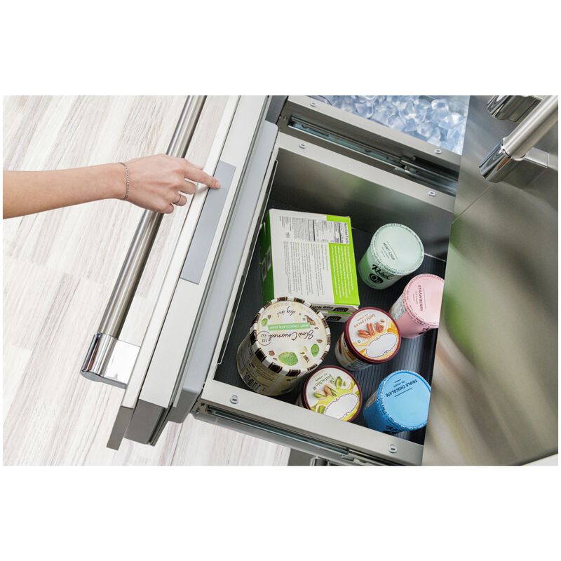 Thermador Freedom Collection 36 in. 18.8 cu. ft. Built-In Smart Counter Depth 4-Door French Door Refrigerator with Internal Water Dispenser - Stainless Steel, , hires