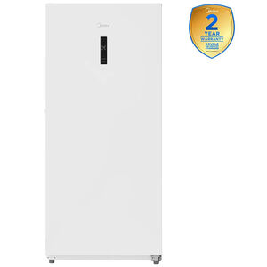 Midea 30 in. 21.1 cu. ft. Garage-Ready Double-Drawer Upright Freezer with Adjustable Shelves - White, , hires