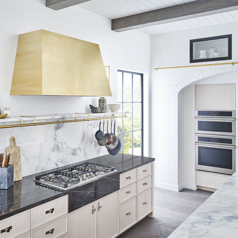 Monogram Statement Series 30 in. 5 cu. ft. Smart Speed Electric Single Wall Oven with True European Convection - Stainless Steel, , hires