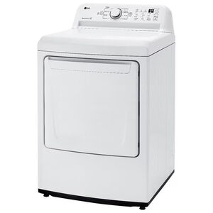 LG 27 in. 7.3 cu. ft. Gas Dryer with Delicate Cycle & Sensor Dry Technology - White, , hires