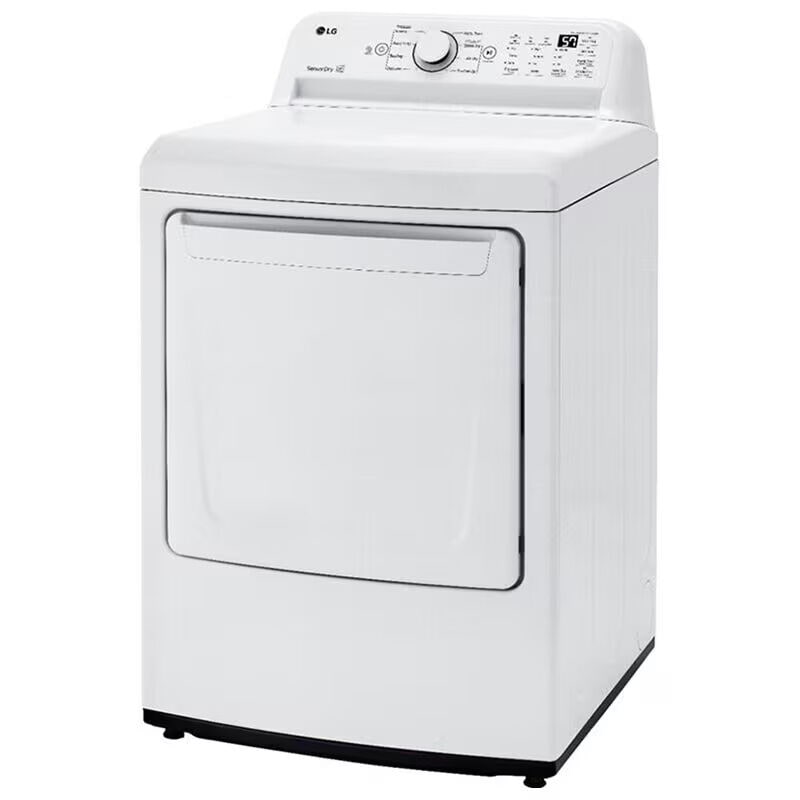LG 27 in. 7.3 cu. ft. Gas Dryer with Delicate Cycle & Sensor Dry Technology - White, , hires