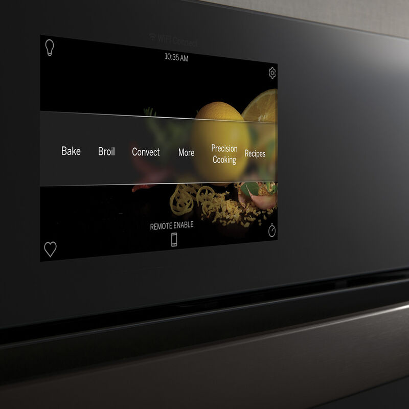 GE Profile 27 in. 8.6 cu. ft. Smart Top Control Electric Double Wall Oven with True European Convection - Stainless Steel, , hires