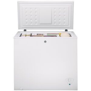 GE 33 in. 7.0 cu. ft. Chest Compact Freezer with Knob Control - White, , hires