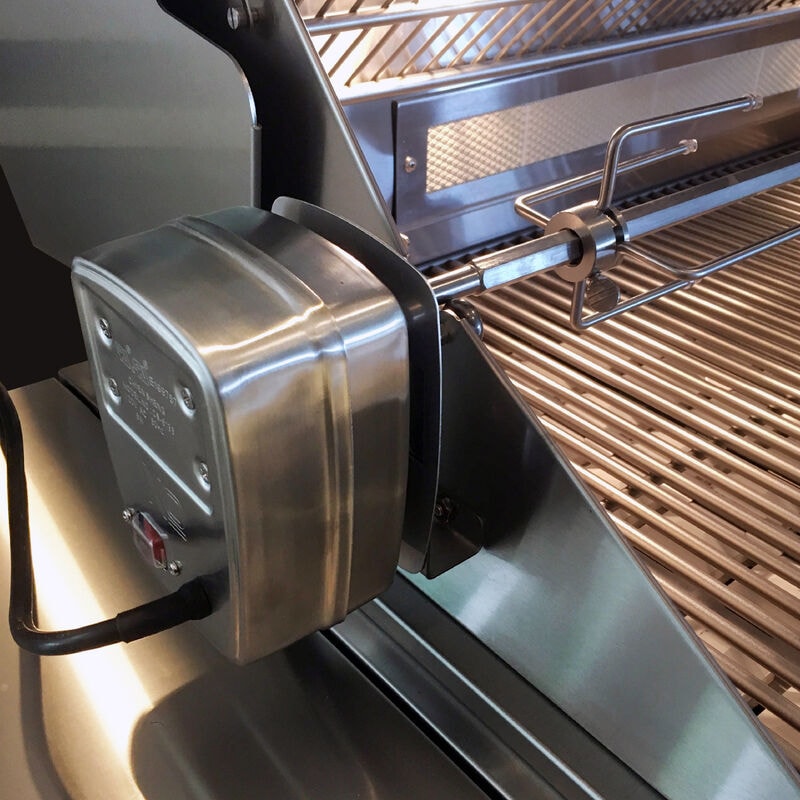 XO 42 in. 4-Burner Built-In/Freestanding Liquid Propane Gas Grill with Rotisserie & Sear Burner - Stainless Steel, , hires