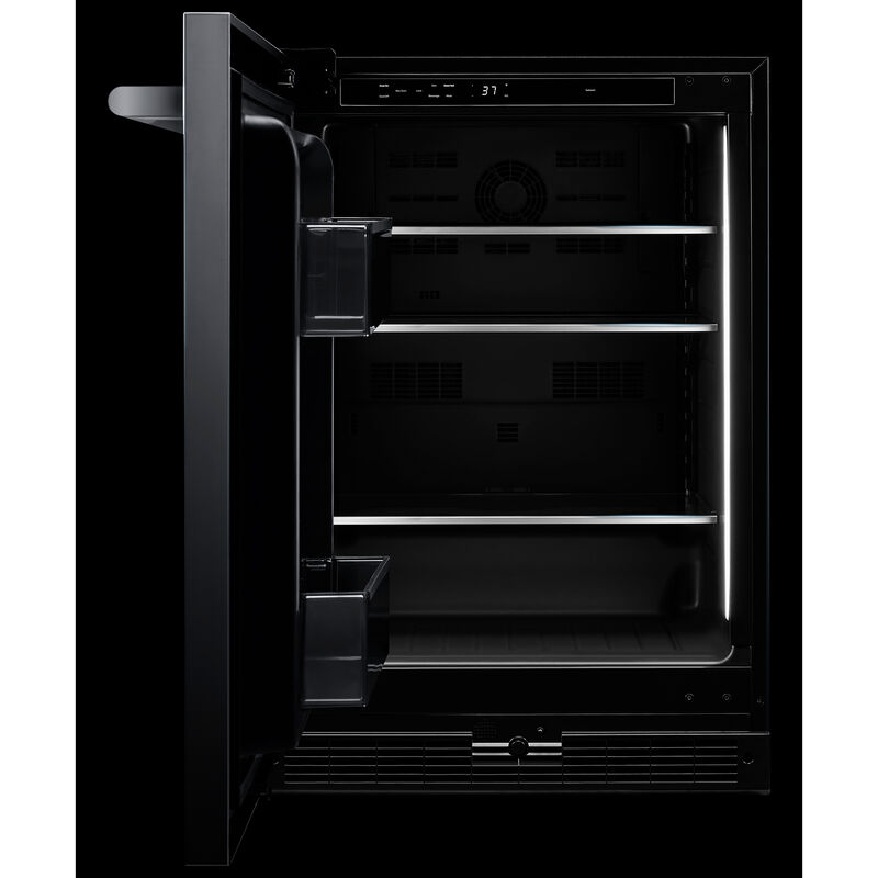 JennAir Rise 24 in. 5.0 cu. ft. Left-Hinged Built-In Undercounter Refrigerator - Stainless Steel, , hires