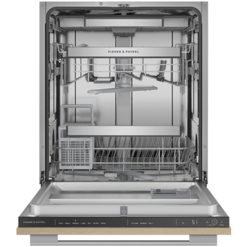 Fisher & Paykel Series 7 24 in. ADA Compliant Top Control Flush-Mount Smart Dishwasher with 46 dBA Sound Level & 3rd-Rack - Custom Panel Ready, , hires