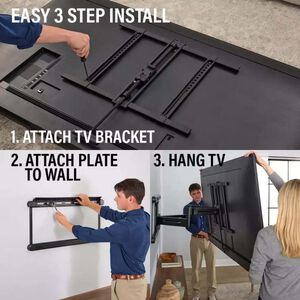 Sanus Systems Advanced Full-Motion 4D + Shift TV Wall Mount for TVs 42"-90" - Black, , hires