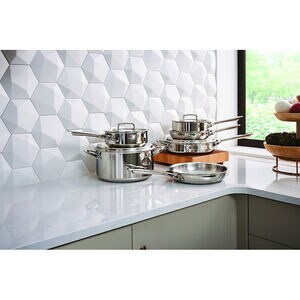 Wolf Gourmet 10 Piece Cookware Set - Stainless Steel, , hires