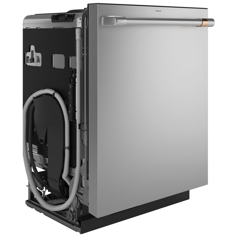 Cafe 24 in. Top Control Smart Dishwasher with 39 dBa Sound Level, 3rd-Rack & Dual Convection Ultra Dry - Stainless Steel, , hires