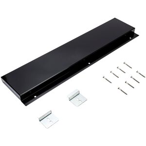 KitchenAid 6 in. H Slide-in Range Backsplash - Black, , hires