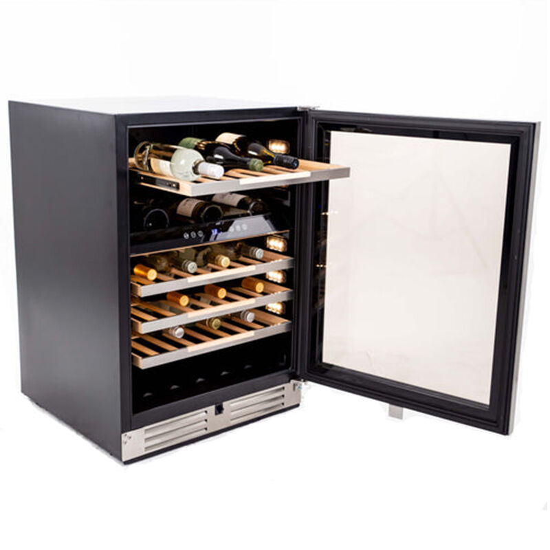Avanti Elite Series 24 in. Undercounter Wine Cooler with Single Zone & 47 Bottle Capacity - Stainless Steel, , hires