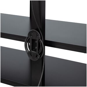 Living Style 84 in. TV Stand - Black, , hires
