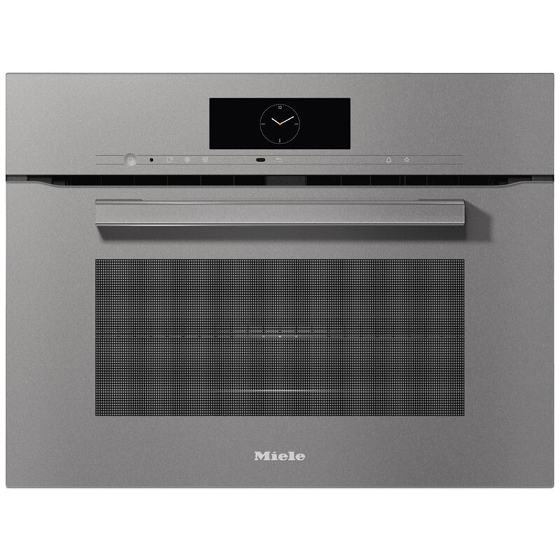 Miele VitroLine 24 in. 1.5 cu. ft. Smart Speed Electric Single Wall Oven with True European Convection - Graphite Gray, , hires