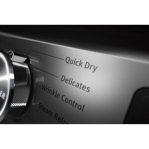 Maytag 27 in. 7.3 cu. ft. Stackable Gas Dryer with Extra Power, Sanitize, Steam & Quick Dry Cycle - Metallic Slate, Metallic Slate, hires