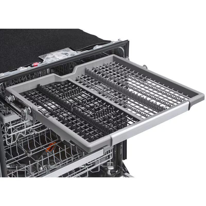 LG 24 in. Top Control Smart Dishwasher with 42 dBa Sound Level, 3rd-Rack, Dynamic Heat Dry & Pocket - PrintProof Black Stainless Steel, PrintProof Black Stainless Steel, hires