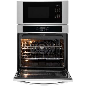 Frigidaire 30 in. 6.9 cu. ft. Electric Microwave/Wall Oven Combo with Standard Convection & Sensor Cooking - Stainless Steel, , hires