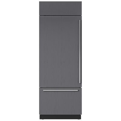Sub-Zero Classic Series 30 in. Built-In 17 cu. ft. Smart Counter Depth Bottom Freezer Refrigerator - Custom Panel Ready | CL3050U/O/L