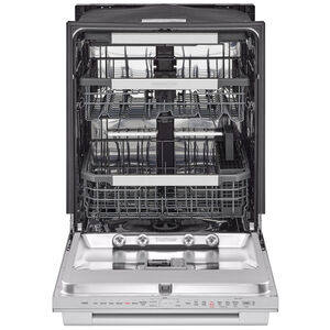 Signature Kitchen Suite 24 in. Top Control Smart Dishwasher with 40 dBa Sound Level, 3rd-Rack & Dynamic Heat Dry - Stainless Steel, , hires