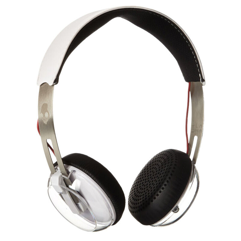 Skullcandy Grind Headphone with Mic (White, Black and Red), , hires