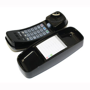 AT&T Corded Phone with Wall Mount 210BLACK, , hires