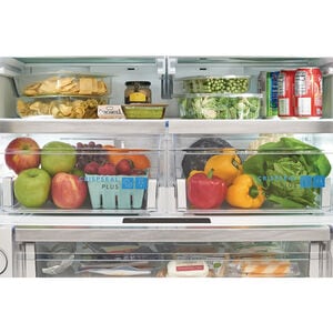 Frigidaire Gallery 36 in. 22.6 cu. ft. Counter Depth French Door Refrigerator with Ice & Water Dispenser - Stainless Steel, Stainless Steel, hires