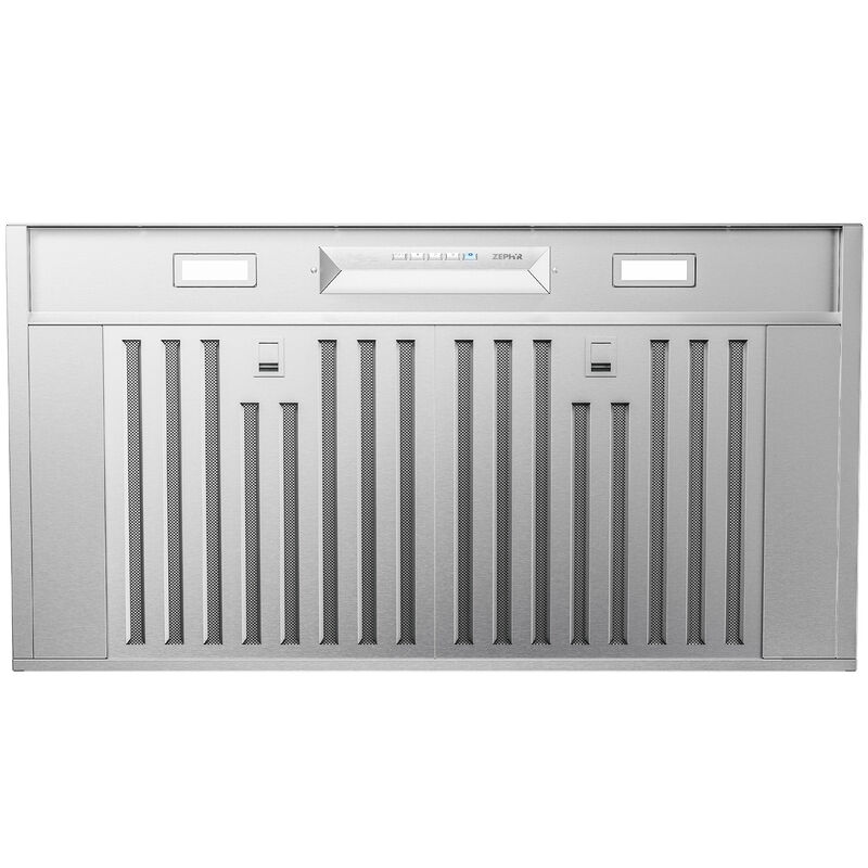 Zephyr 36 in. Convertible Standard Style Range Hood with 600 CFM, 3 Fan Speeds & 2 LED Lights - Stainless Steel, , hires