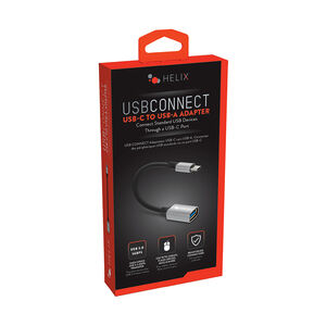 Helix USB-A device to a USB-C travel adapter, , hires