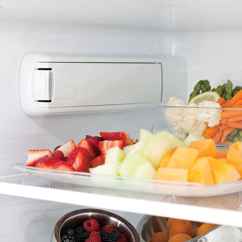GE 36 in. 27.7 cu. ft. French Door Refrigerator with Ice & Water Dispenser - Fingerprint Resistant Slate, Slate, hires