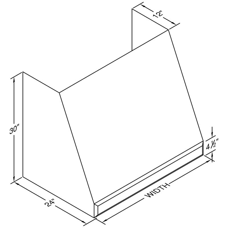 Vent-A-Hood 48 in. Ducted Standard Style Range Hood with 900 CFM, 3 Fan Speeds & 3 LED Lights - Stainless Steel, , hires