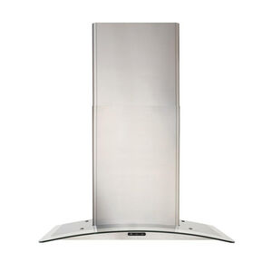 Broan Elite EW46 Series 30 in. Convertible Chimney Style Range Hood with 460 CFM, 3 Fan Speeds & 1 LED Light - Stainless Steel, , hires