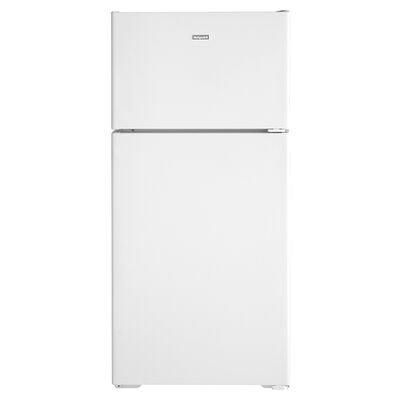 Hotpoint 28 in. 15.6 cu. ft. Top Freezer Refrigerator - White | HPE16BTNRWW