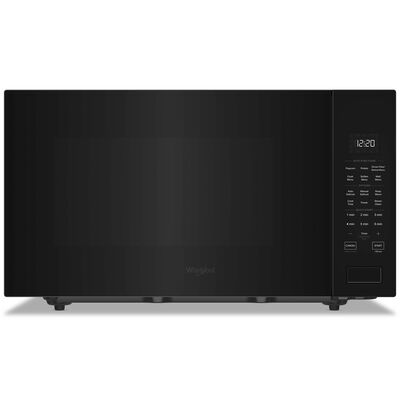 Whirlpool 25 in. 2.2 cu. ft. Countertop Microwave with 10 Power Levels & Sensor Cooking Controls - Black | WMCS7024PB
