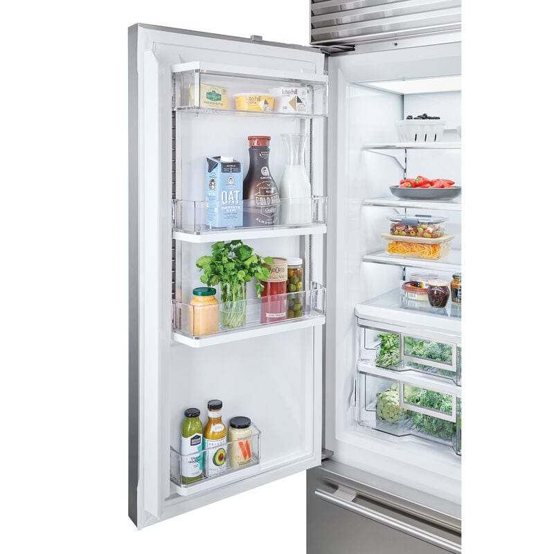 Sub-Zero Classic Series 48 in. Built-In 28.9 cu. ft. Smart Counter Depth French Door Refrigerator with Tubular Handles - Stainless Steel, , hires