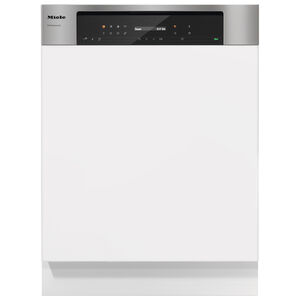 Miele 24 in. Built-In Dishwasher with Front Control, 48 dBA Sound Level, 13 Place Settings, 8 Wash Cycles & Sanitize Cycle - Stainless Steel, , hires