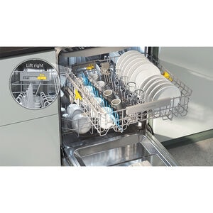 Samsung 24 in. Top Control Smart Dishwasher with 42 dBa Sound Level, 3rd-Rack & Ventilation Drying System - Fingerprint Resistant Stainless, Fingerprint Resistant Stainless, hires