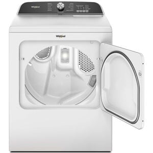 Whirlpool 29 in. 7.0 cu. ft. Electric Dryer with Wrinkle Shield Option, Steam Cycle & Sensor Dry - White, White, hires
